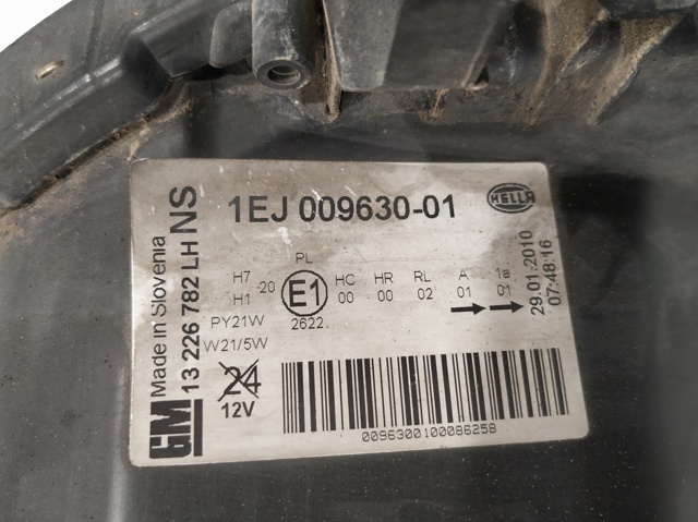 OPEL 13226782 Faro izquierdo  comprar en Albacete