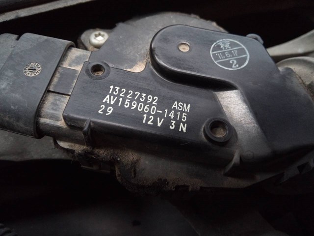 Motor limpia delantero para opel insignia a sedán 2.0 cdti (69) a20dth 13227392