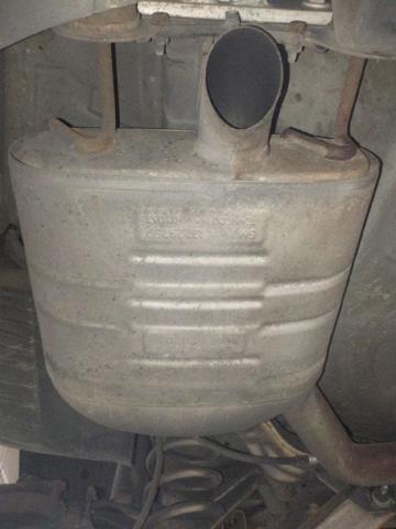 Silenciador central y trasero 13229546 OPEL
