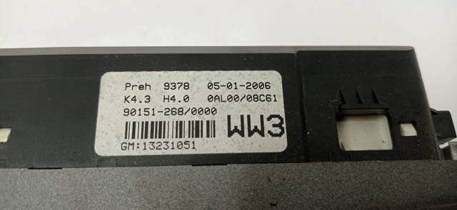 Unidad de control de la ventilación Opel Astra (2004-2014)