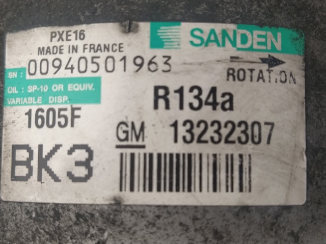 13232307 OPEL Compresor de aire acondicionado  comprar en Oviedo