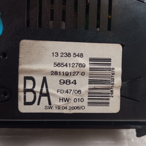 OPEL 13238548 Pantalla  en stock Salamanca