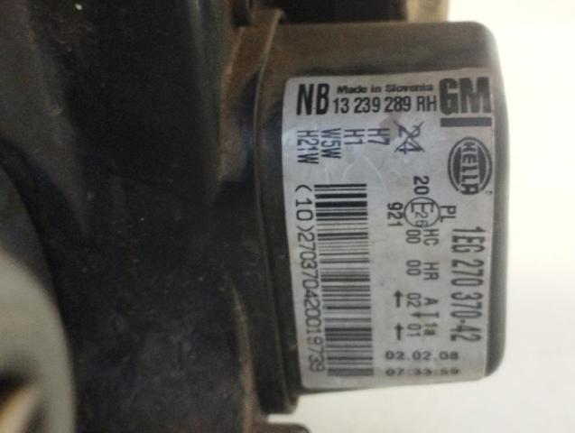 13239289 OPEL Faro derecho  comprar en Lleida