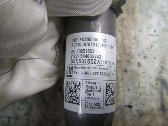 13251652 GM Airbag de cortina lateral izquierda comprar Bilbao
