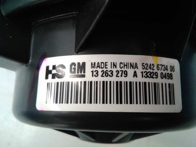 Motor eléctrico, ventilador habitáculo Opel Insignia G09