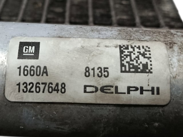 Radiador de aire acondicionado 13267648 OPEL