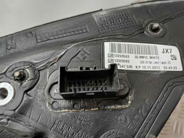 OPEL 13269563 Espejo de retrovisor izquierdo  en stock Terrassa