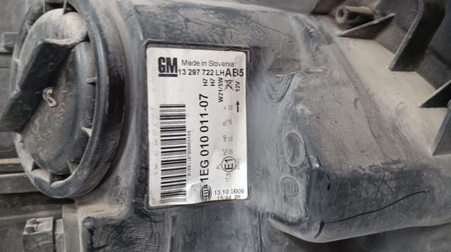 Faro 13297722 OPEL