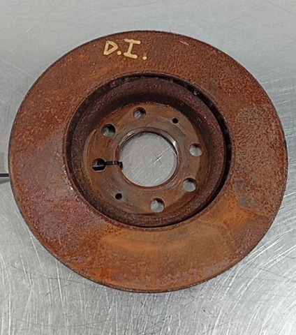 Disco de freno delantero 13317922 OPEL