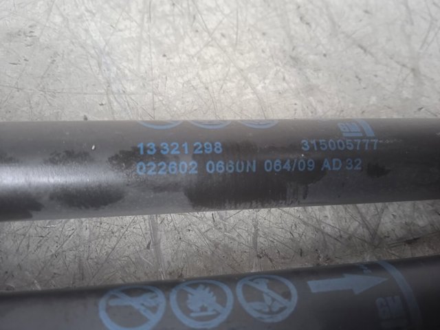 OPEL 13321298 Amortiguador de la tapa del maletero  disponible Valladolid