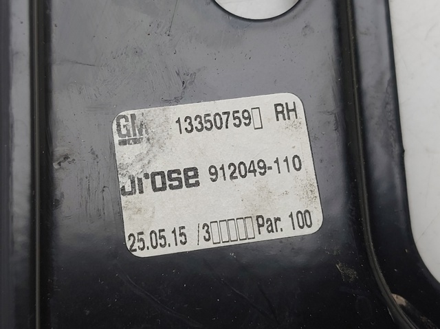 13350759 OPEL Mecanismo de elevalunas delantero derecha  en stock Huelva