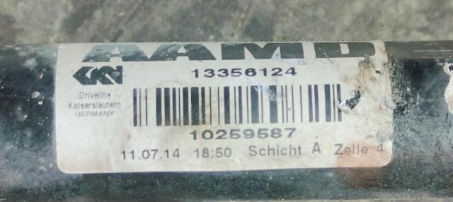 13356124 OPEL Semieje delantero derecho  en stock Gandía