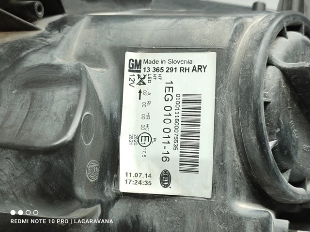 13365291 OPEL Faro derecho  en stock Córdoba