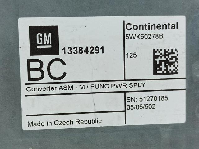 13384291 OPEL Unidad de control de navegación  disponible Alicante