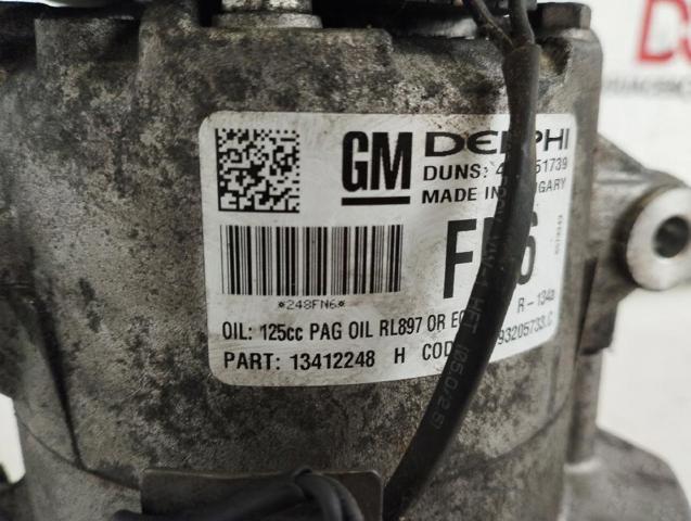 Embrague (bobina magnética) compresor de aire acondicionado Opel Insignia G09