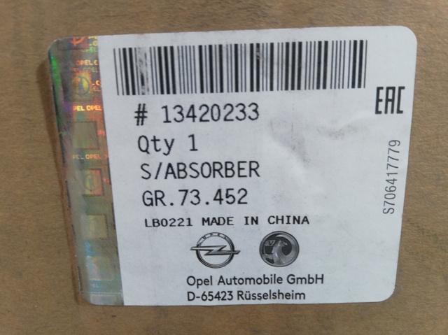 OPEL 13420233 Amortiguador trasero  comprar en Murcia