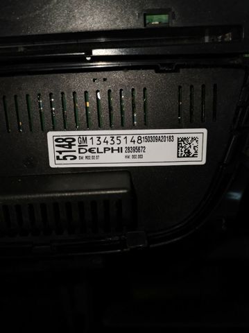Unidad de control aire acondicionado para Opel Astra P10