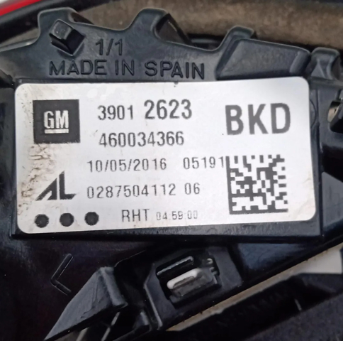 13454500 OPEL Piloto trasero interior izquierdo  disponible Ourense