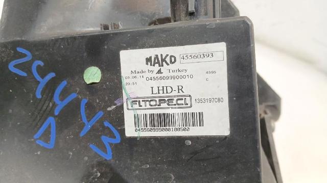 FIAT 1353197080 Faro derecho  en stock Valencia