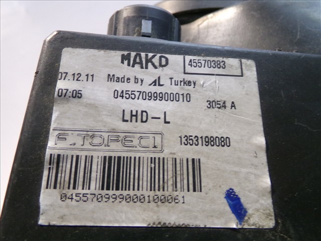 PEUGEOT 1353198080 Faro izquierdo  en stock Salamanca