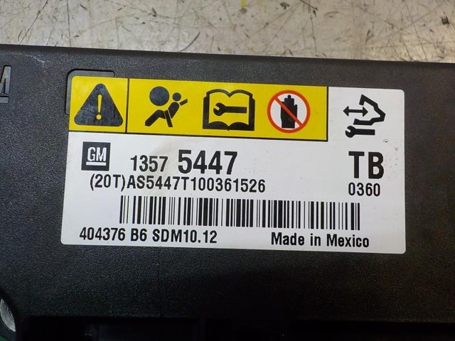 OPEL 13575447 Módulo de control de airbag  disponible Lugo