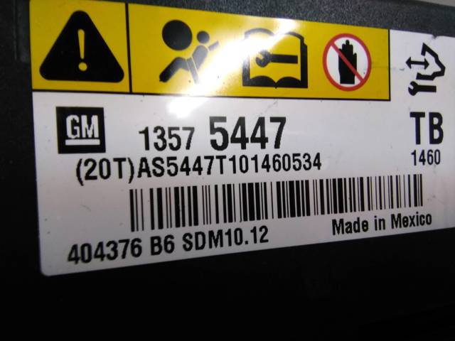 13575447 OPEL Módulo de control de airbag  comprar en Oviedo