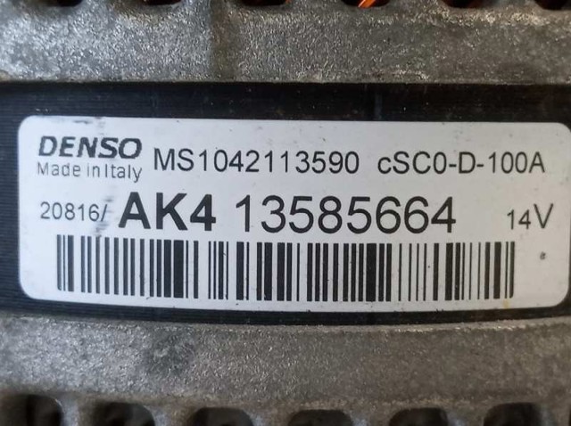 13585664 OPEL Alternador comprar Bilbao