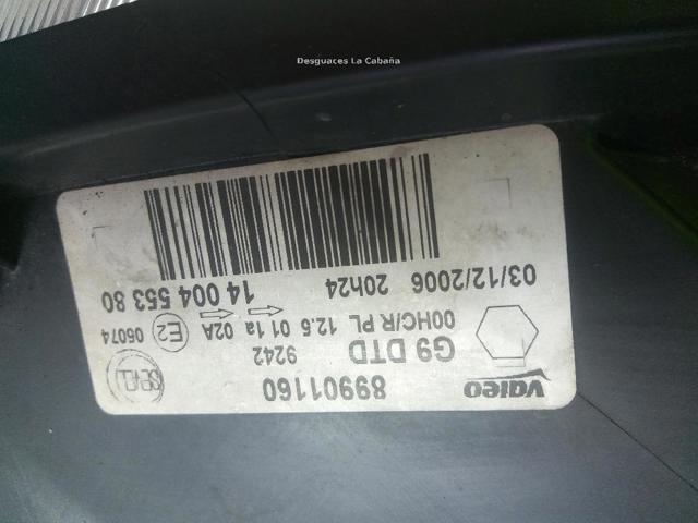 PEUGEOT 1400455380 Faro derecho comprar Tarragona