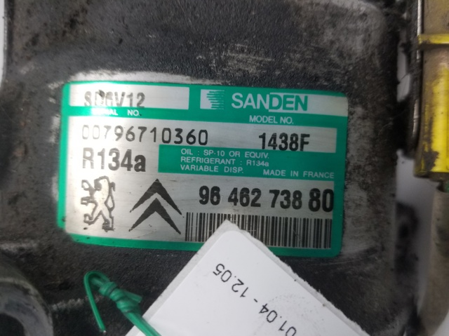 Compresor de aire acondicionado Citroen C4 UA
