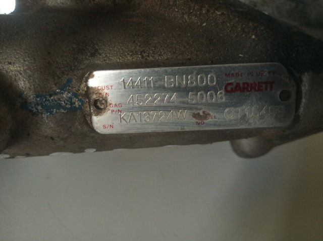 14411BN800 Turbocompresor  en stock Sabadell