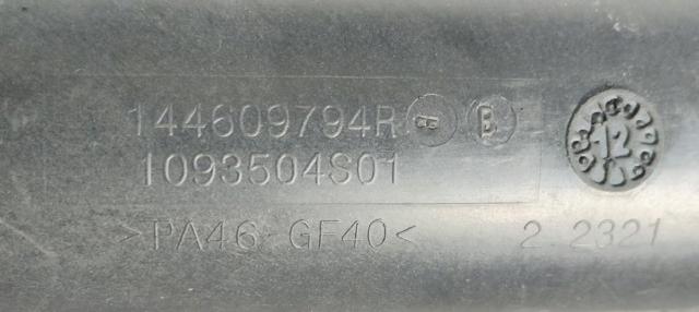 RENAULT 144609794R Manguera del intercooler  disponible España