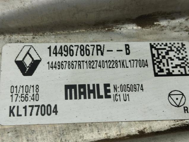 RENAULT 144967867R Intercooler  comprar en Murcia