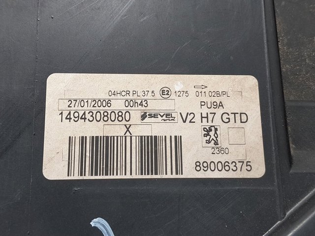 Comprar Faro delantero izquierdo 807  E