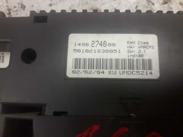 1496274080 PEUGEOT Cuadro instrumentos  en stock Gandía
