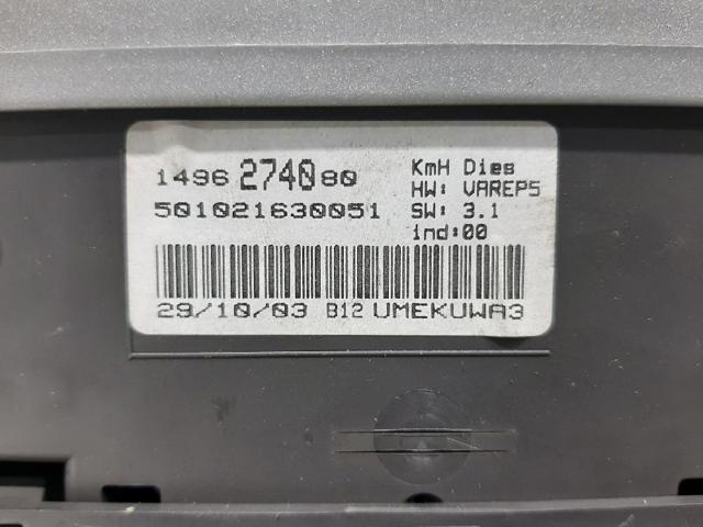 1496274080 PEUGEOT Cuadro instrumentos  en stock Córdoba