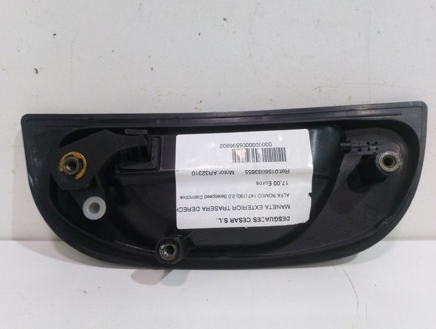 Tirador de puerta exterior trasero derecho Alfa Romeo 147 937