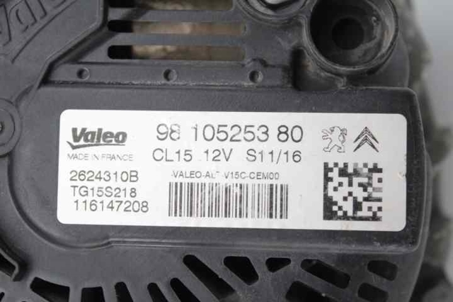PEUGEOT 1612458880 Alternador  en stock Salamanca