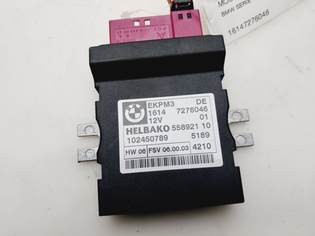 16147276046 BMW Módulo de control del motor de la bomba de combustible comprar Madrid
