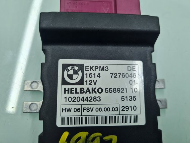 BMW 16147276046 Módulo de control del motor de la bomba de combustible  comprar en Albacete
