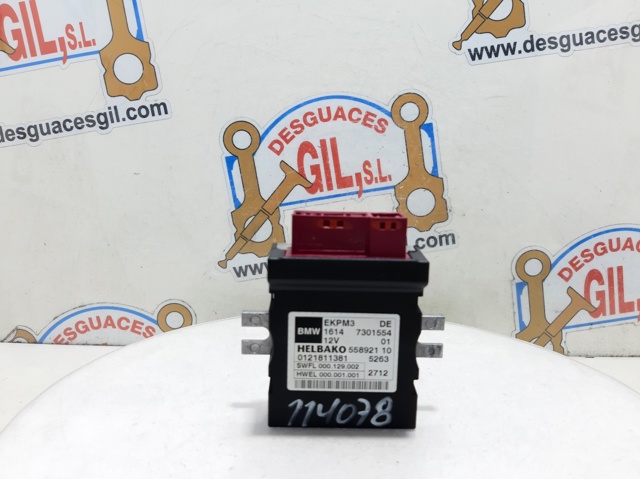 BMW 16147301554 Módulo de control del motor de la bomba de combustible comprar Pamplona