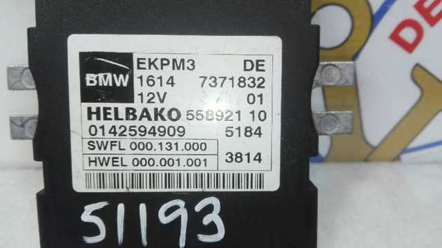 BMW 16147371832 Módulo de control del motor de la bomba de combustible  comprar en Albacete