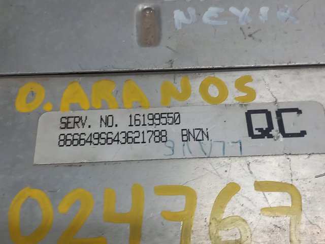 GM 16199550 ECU  en stock Salamanca