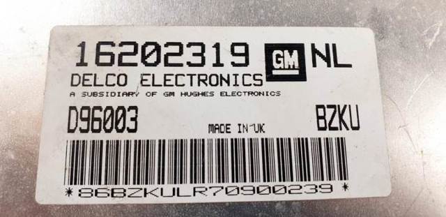 OPEL 16202319 Unidad de control del motor (ECU)  comprar en Murcia