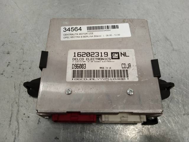 Centralina Del Motor / Modulo De control Del Motor (ecu) 16202319 Opel