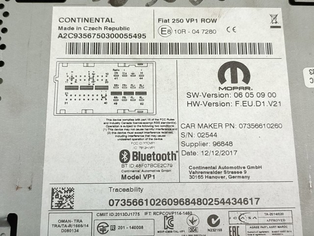 Radio para Peugeot Boxer 250