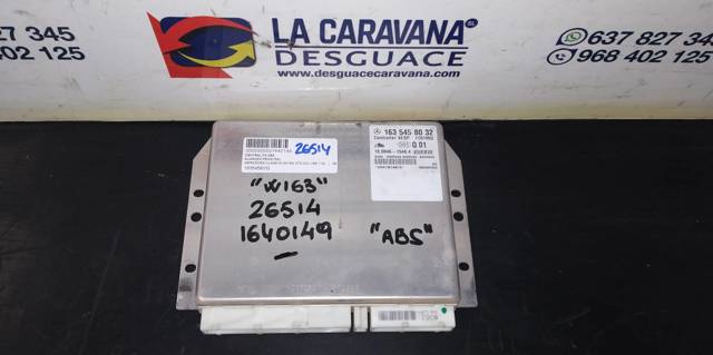 Centralita abs para mercedes clase m (w163) 270 cdi (163.113) 612963 1635458032