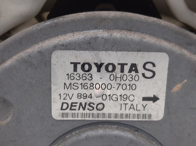 TOYOTA 163630H030 Motor del ventilador de refrigeración izquierdo comprar Barcelona