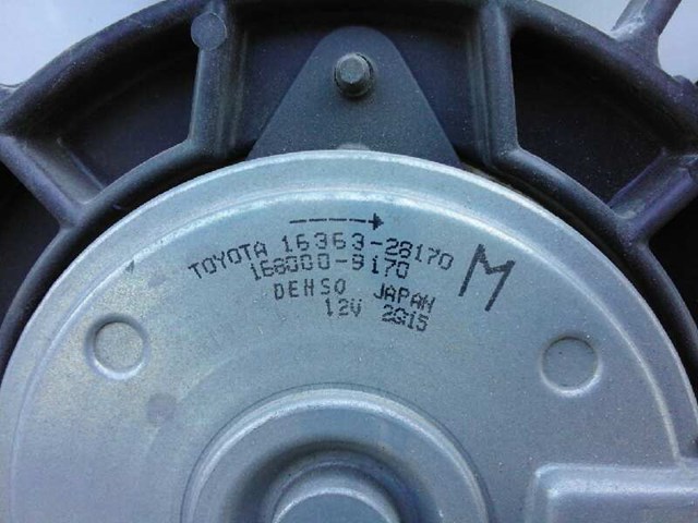 Motor de ventilador, Refrigeración, derecho 1636328170 Toyota