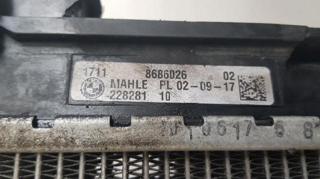 Radiador de água 17118686026 BMW
