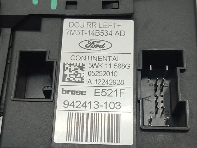1738647 FORD Mecanismo de elevalunas de la puerta trasera izquierda  en stock Huelva